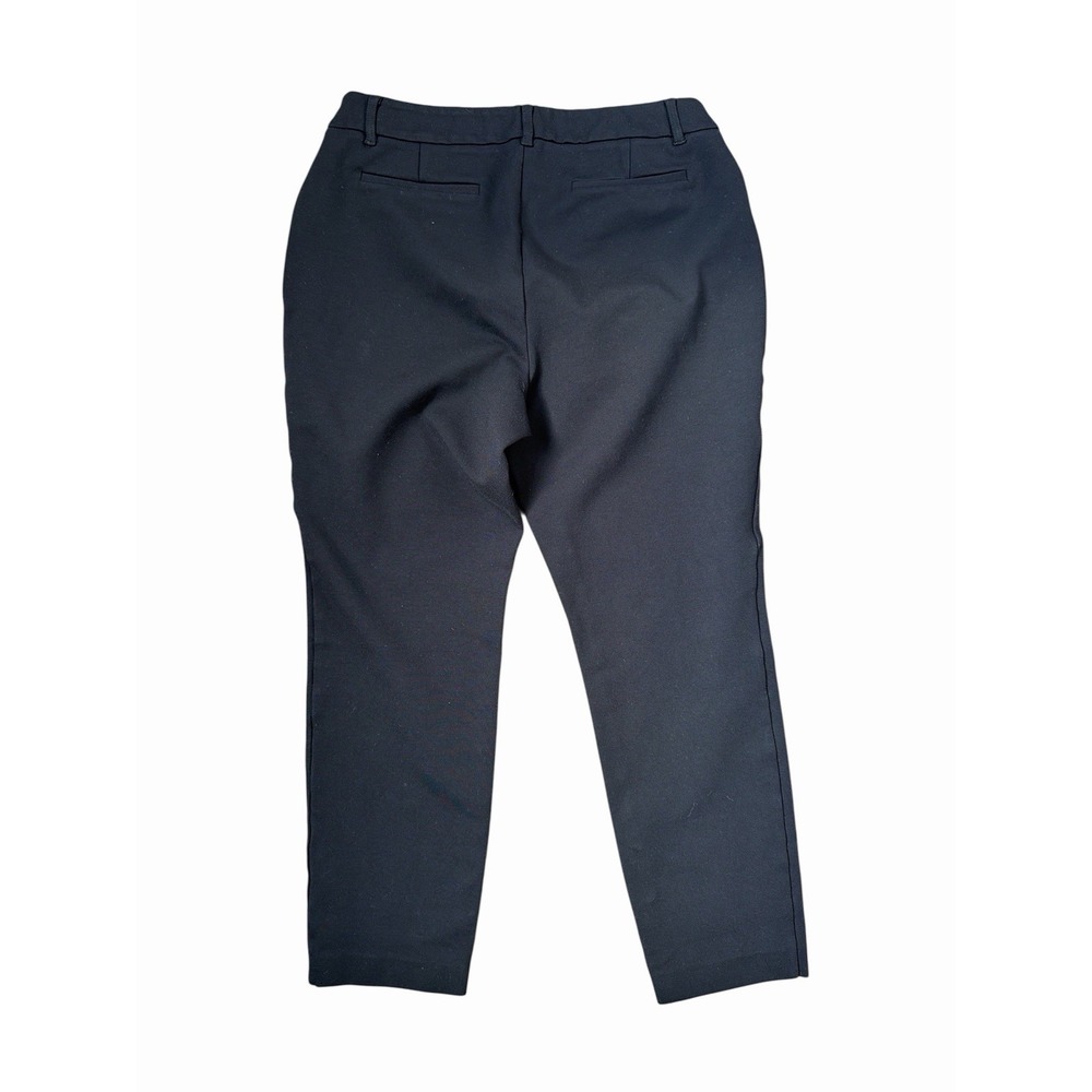 J. Crew Pants Women's 12 Black Ponte Slim Work L1308 Work Career‎ Business - Picture 4 of 6